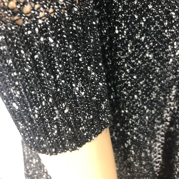 Eileen Fisher Linen Blend Perforated Cardigan - Picture 6 of 8